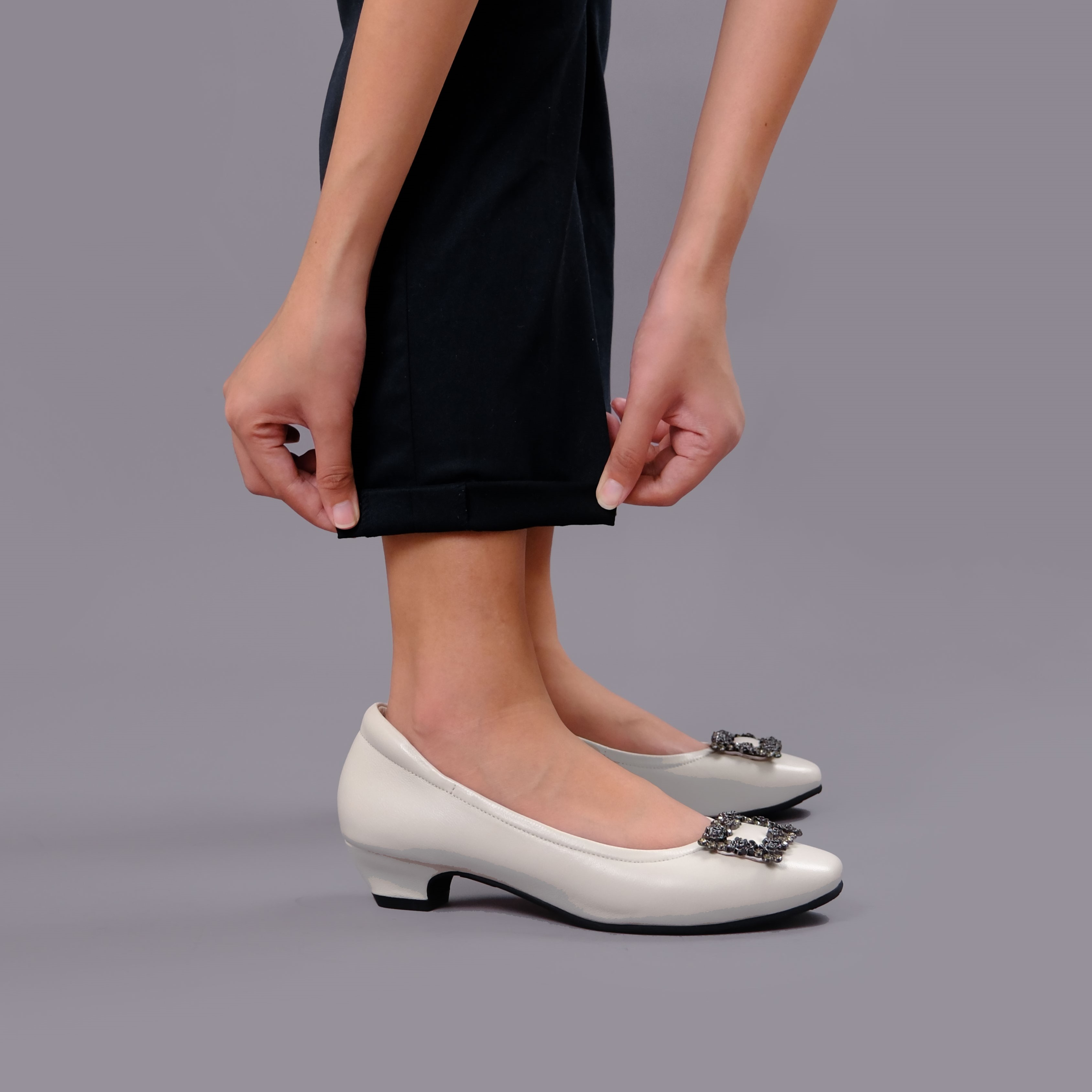 PEDRO★ペドロ パンプス Bianca Leather Mary Jane Pumps PO117 PabDer